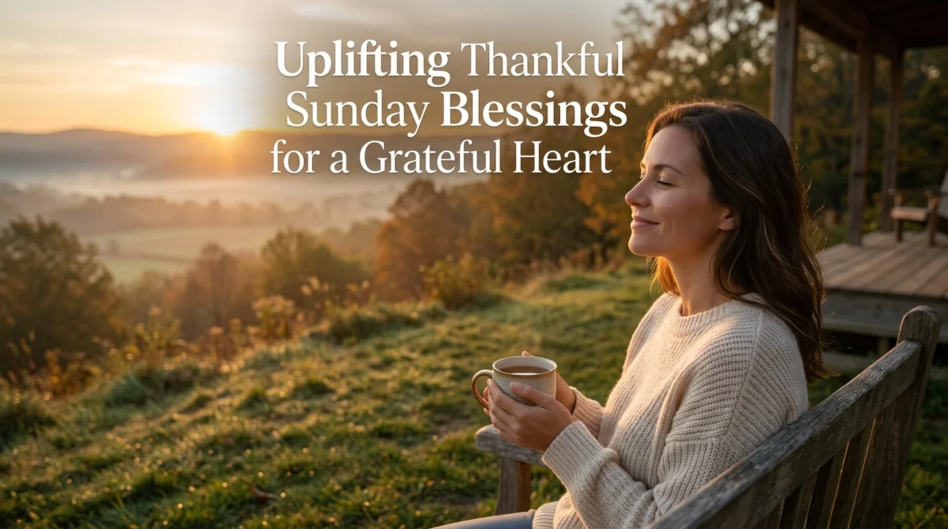 Uplifting Thankful Sunday Blessings for a Grateful Heart 