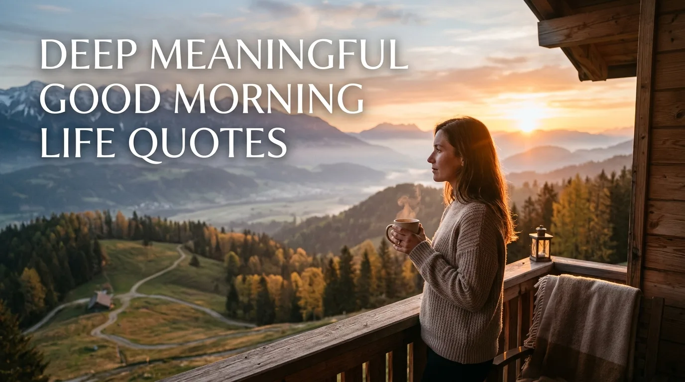 Deep Meaningful Good Morning Life Quotes