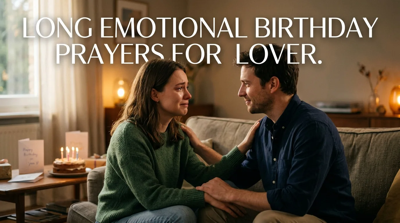 Long Emotional Birthday Prayers for Lover