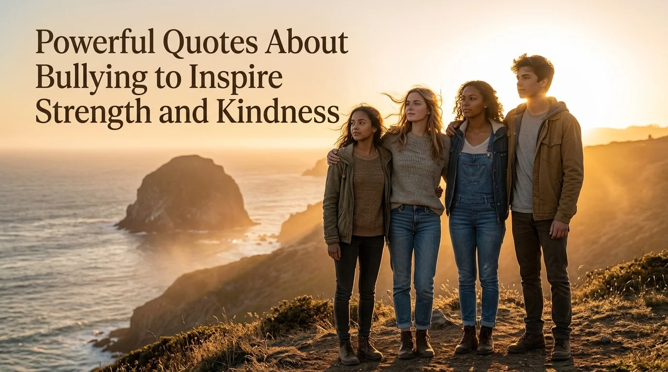 Powerful Quotes About Bullying to Inspire Strength, Kindness  