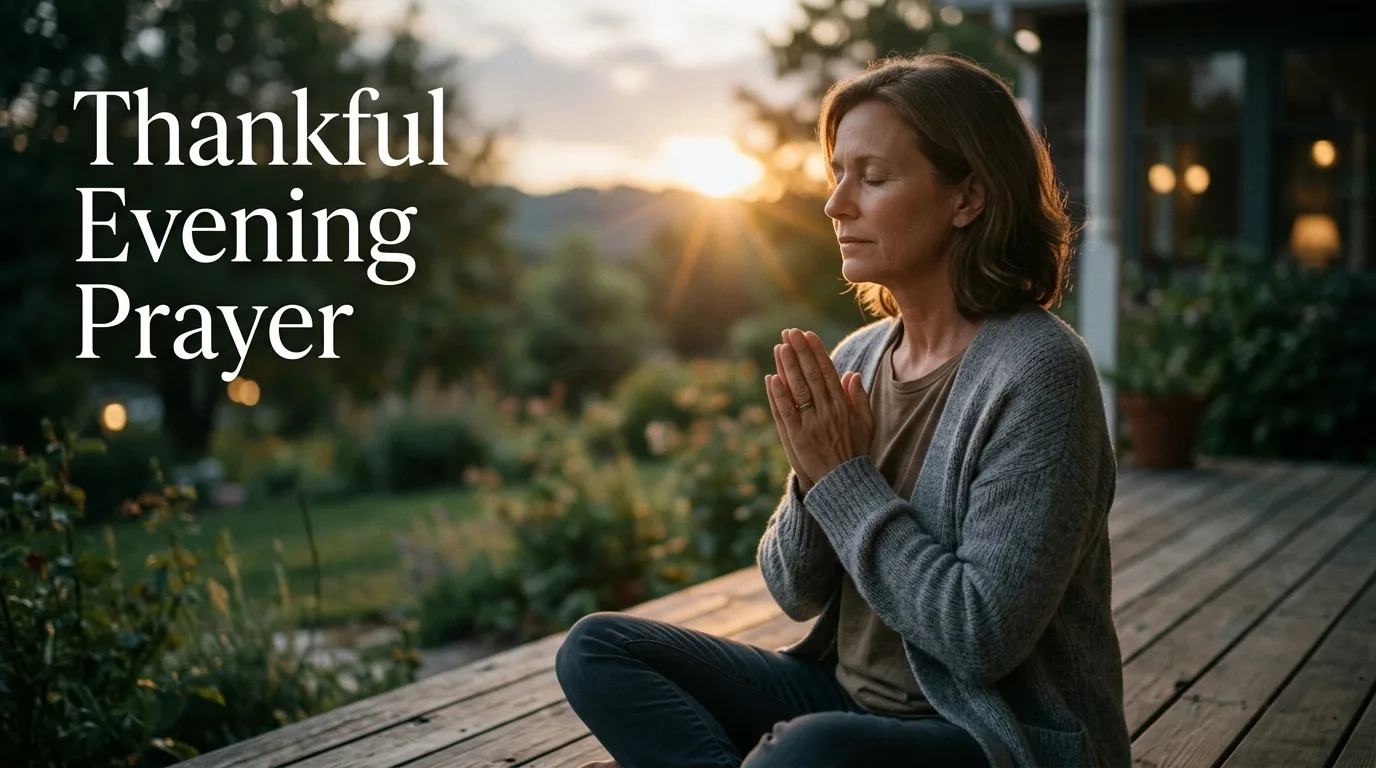 Thankful Evening Prayer