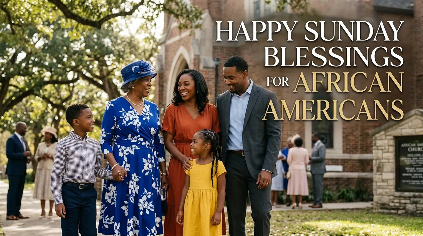 Happy Sunday Blessings for African Americans