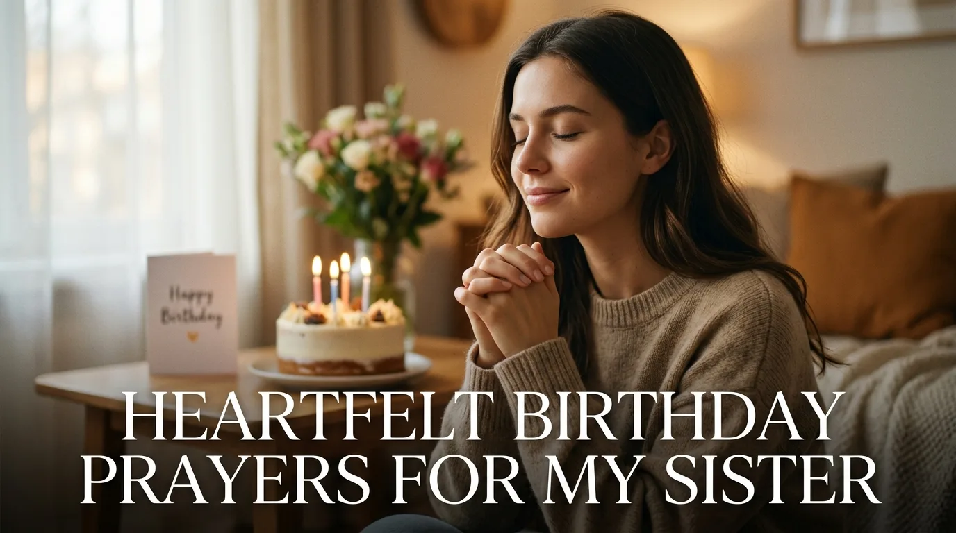 Heartfelt Birthday Prayers for My Sister 