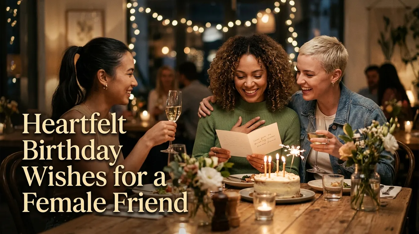Heartfelt Birthday Wishes for a Female Friend 